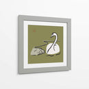 Cisne minimalista - Vision Grasp Art | Cuadro decorativo de Canvas Lab