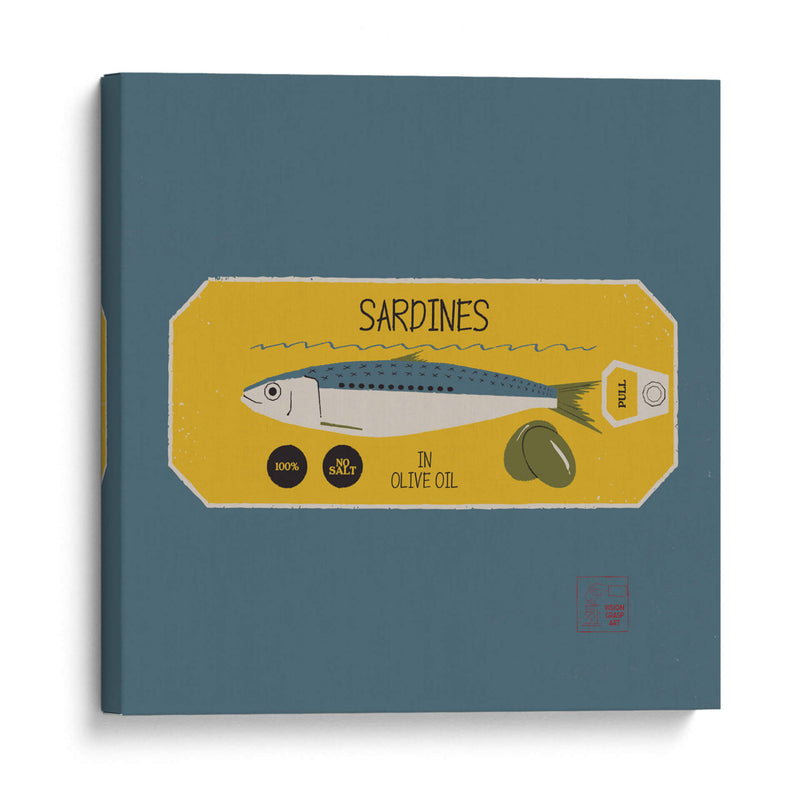 Sardines - Vision Grasp Art | Cuadro decorativo de Canvas Lab