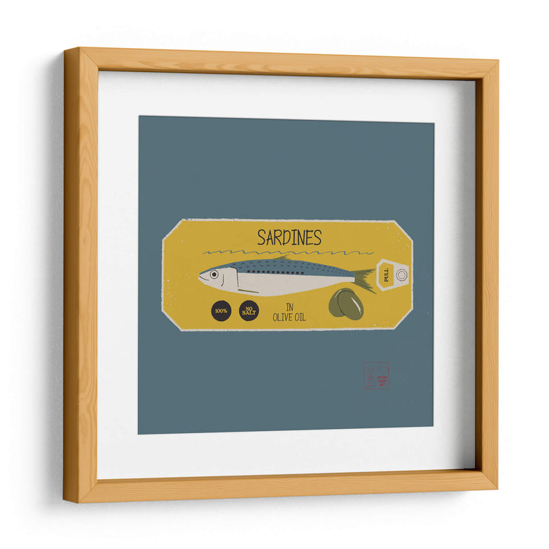 Sardines - Vision Grasp Art | Cuadro decorativo de Canvas Lab