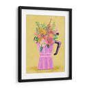 Cafetera espresso con flores - Raissa Oltmanns | Cuadro decorativo de Canvas Lab