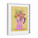 Cafetera espresso con flores - Raissa Oltmanns | Cuadro decorativo de Canvas Lab