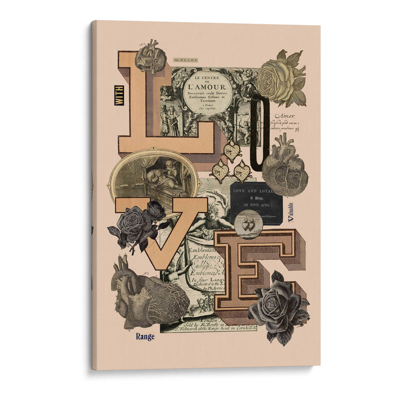 With Love - Pawel Pacholec | Cuadro decorativo de Canvas Lab