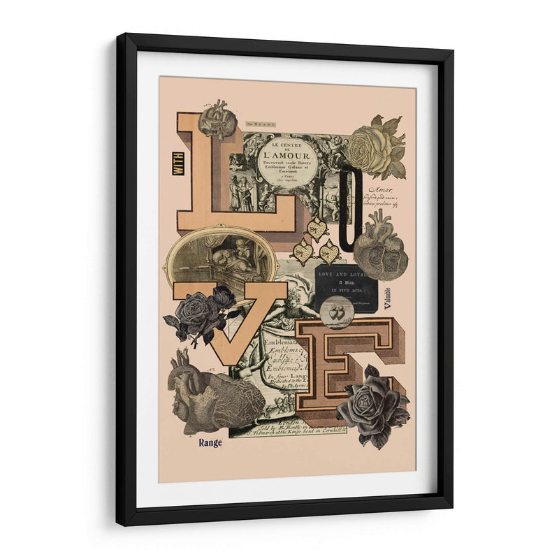 With Love - Pawel Pacholec | Cuadro decorativo de Canvas Lab