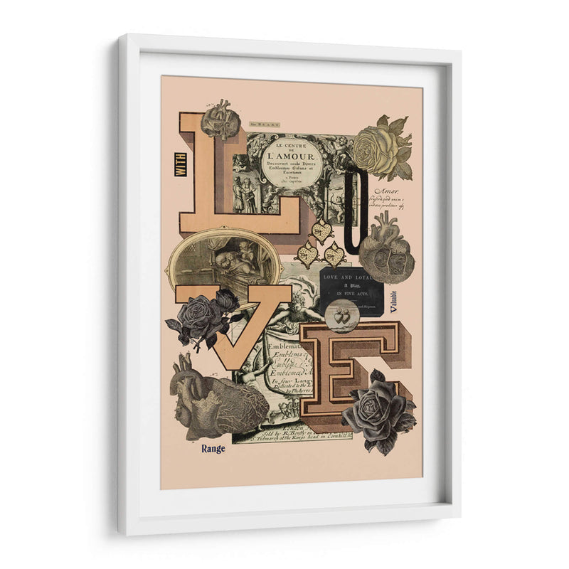 With Love - Pawel Pacholec | Cuadro decorativo de Canvas Lab