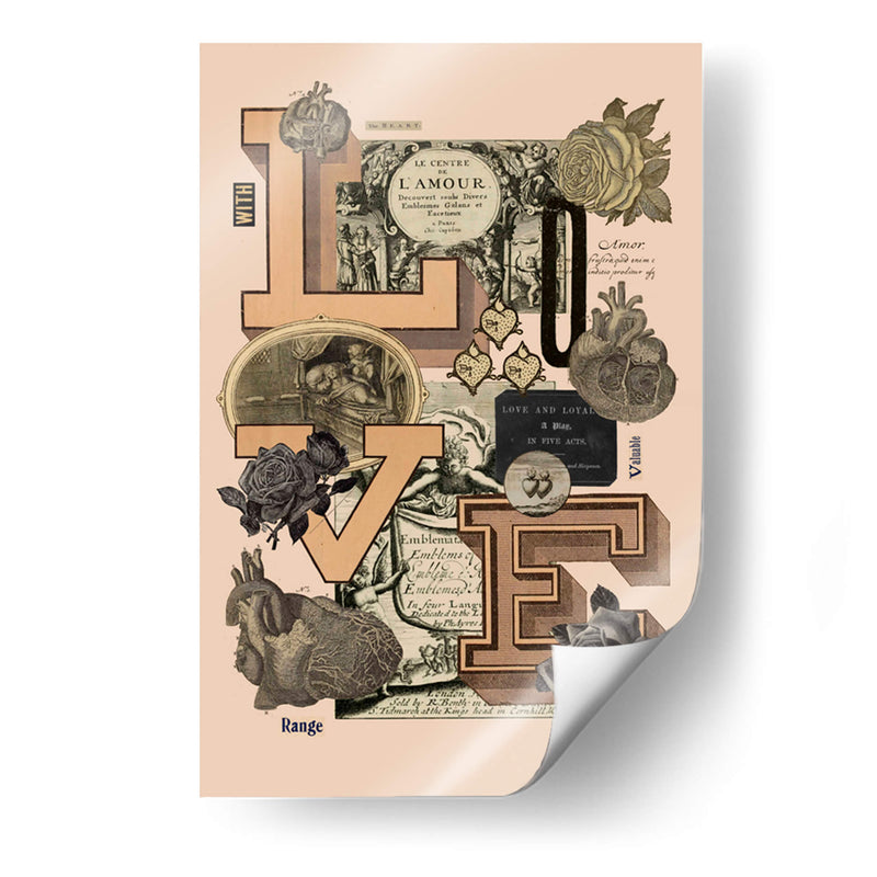 With Love - Pawel Pacholec | Cuadro decorativo de Canvas Lab