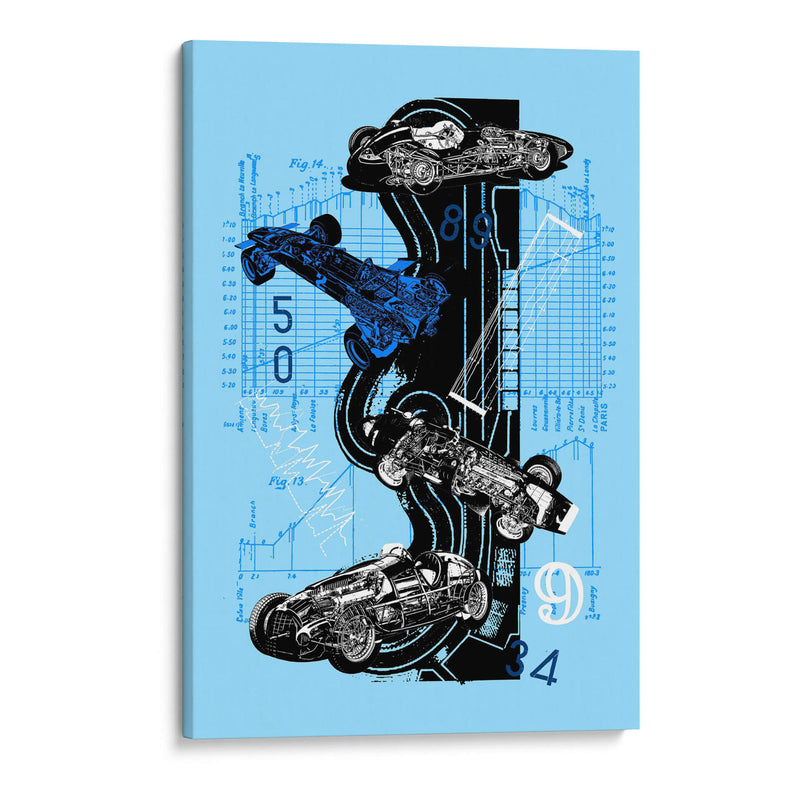Campeonato de F1 III - Pawel Pacholec | Cuadro decorativo de Canvas Lab