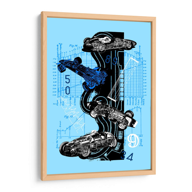 Campeonato de F1 III - Pawel Pacholec | Cuadro decorativo de Canvas Lab