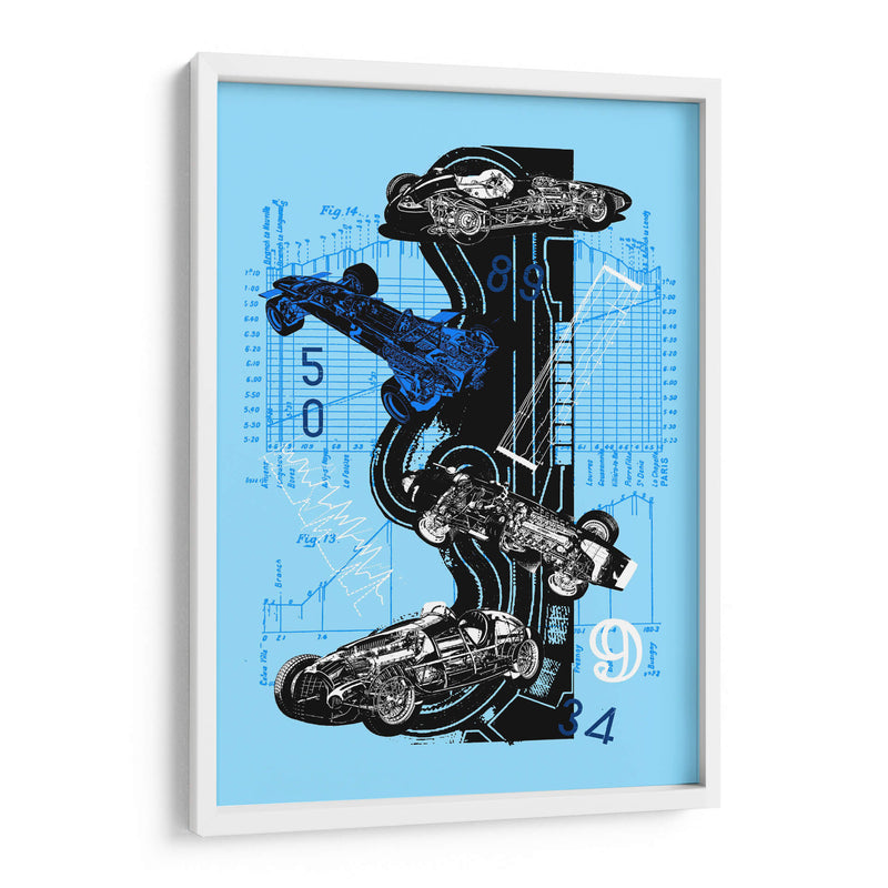 Campeonato de F1 III - Pawel Pacholec | Cuadro decorativo de Canvas Lab