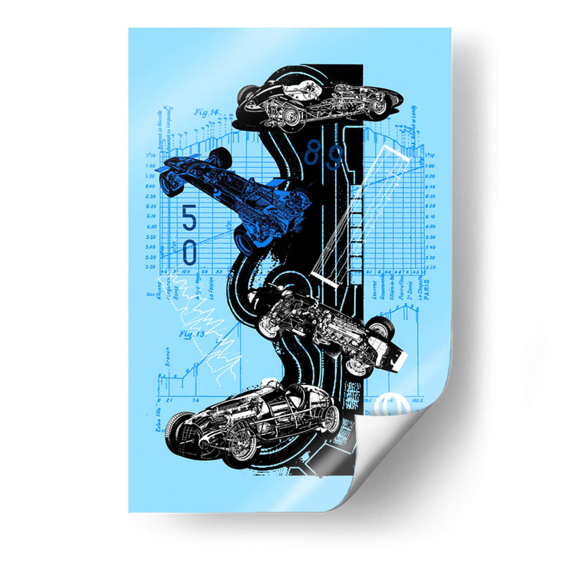 Campeonato de F1 III - Pawel Pacholec | Cuadro decorativo de Canvas Lab