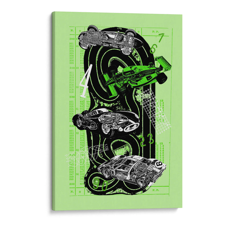 Campeonato de F1 II - Pawel Pacholec | Cuadro decorativo de Canvas Lab