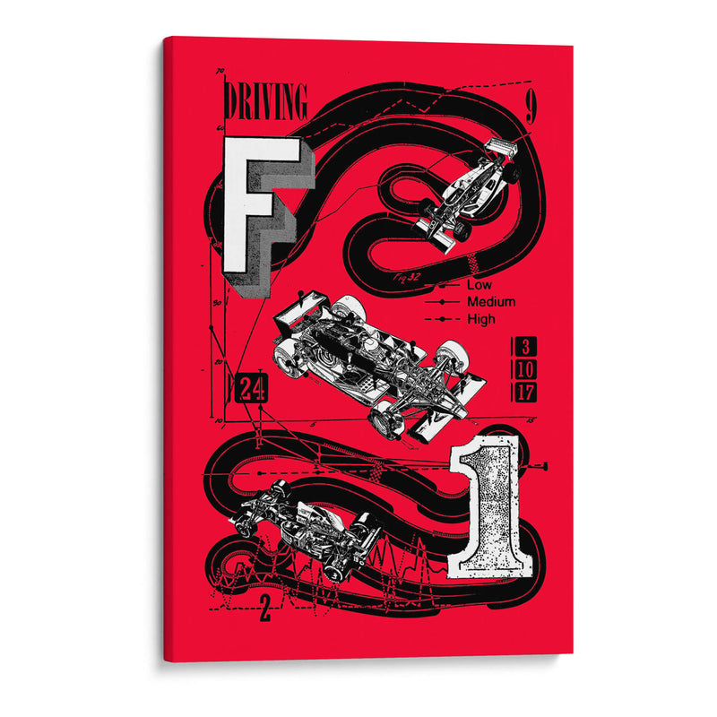 Campeonato de F1 IV - Pawel Pacholec | Cuadro decorativo de Canvas Lab