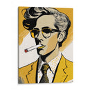 El hombre del cigarrillo - Andreas Magnusson | Cuadro decorativo de Canvas Lab