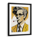 El hombre del cigarrillo - Andreas Magnusson | Cuadro decorativo de Canvas Lab