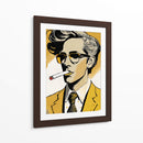 El hombre del cigarrillo - Andreas Magnusson | Cuadro decorativo de Canvas Lab