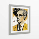El hombre del cigarrillo - Andreas Magnusson | Cuadro decorativo de Canvas Lab