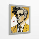 El hombre del cigarrillo - Andreas Magnusson | Cuadro decorativo de Canvas Lab
