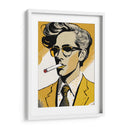 El hombre del cigarrillo - Andreas Magnusson | Cuadro decorativo de Canvas Lab