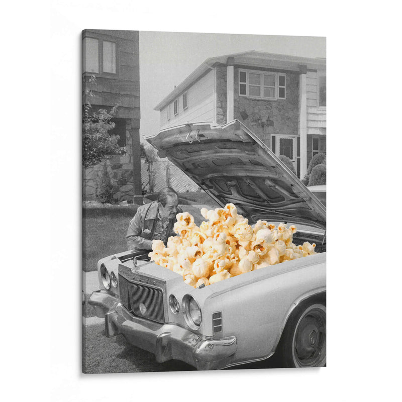 Abre el capó - Popcorn Car - Vertigo Artography | Cuadro decorativo de Canvas Lab
