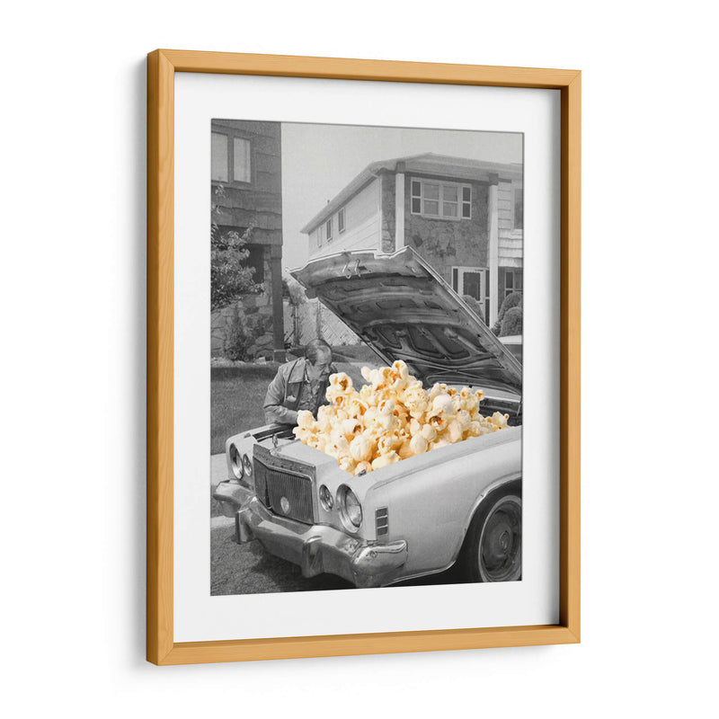 Abre el capó - Popcorn Car - Vertigo Artography | Cuadro decorativo de Canvas Lab