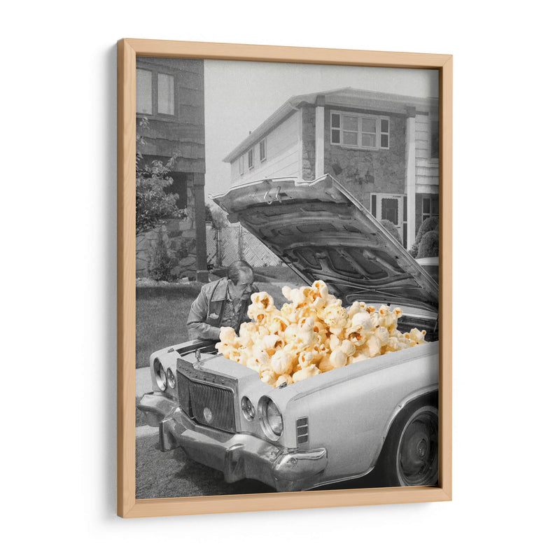 Abre el capó - Popcorn Car - Vertigo Artography | Cuadro decorativo de Canvas Lab