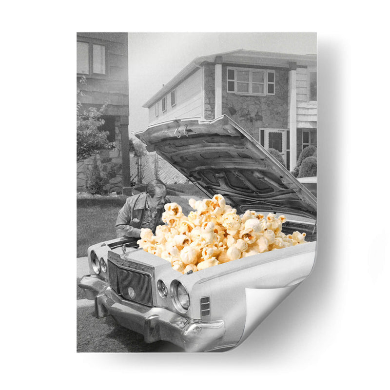 Abre el capó - Popcorn Car - Vertigo Artography | Cuadro decorativo de Canvas Lab