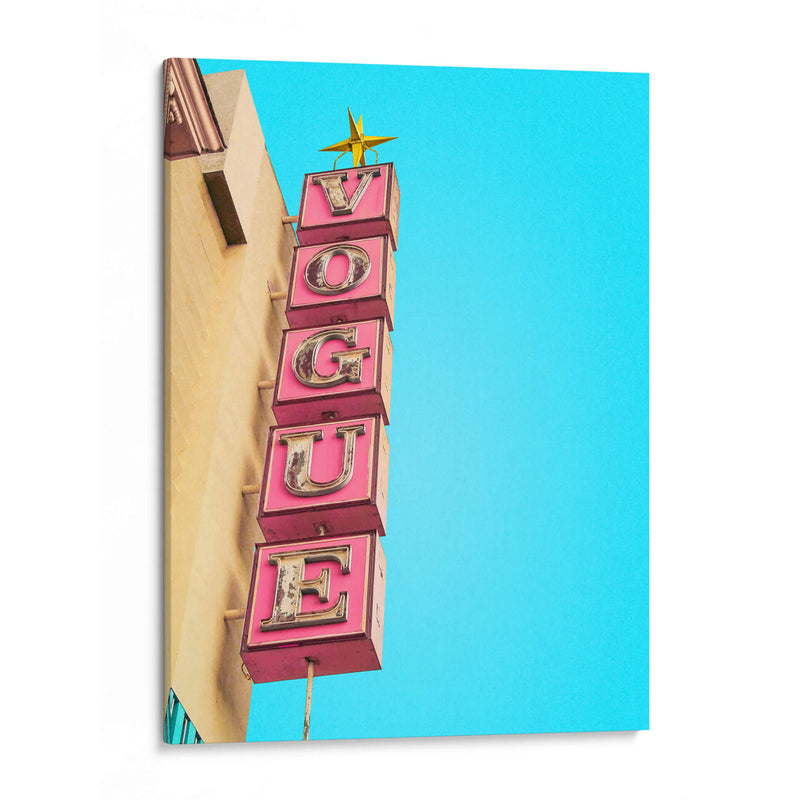 Letrero del teatro Vogue en Hollywood - Tom Windeknecht | Cuadro decorativo de Canvas Lab