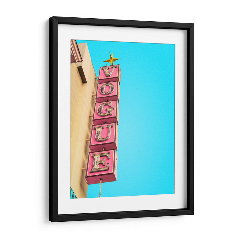 Letrero del teatro Vogue en Hollywood - Tom Windeknecht | Cuadro decorativo de Canvas Lab
