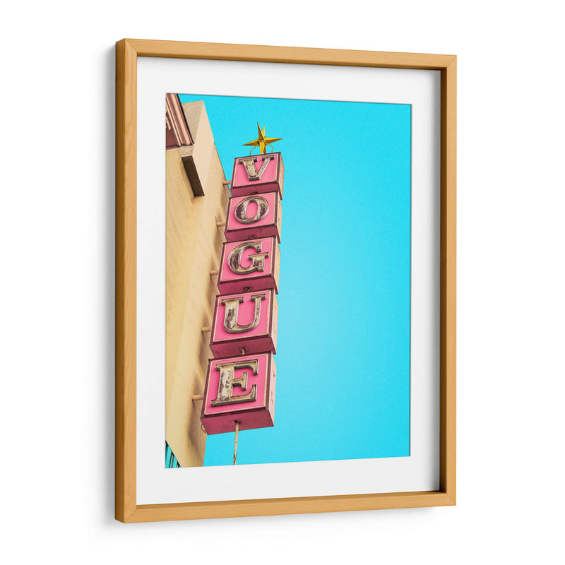 Letrero del teatro Vogue en Hollywood - Tom Windeknecht | Cuadro decorativo de Canvas Lab