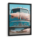 Camioneta GMC antigua oxidada - Tom Windeknecht | Cuadro decorativo de Canvas Lab