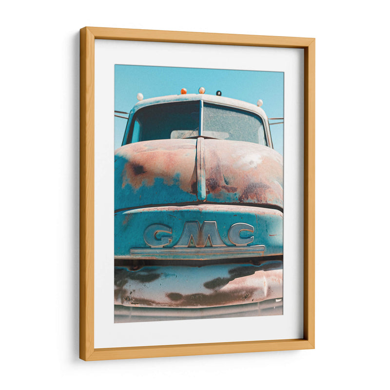 Camioneta GMC antigua oxidada - Tom Windeknecht | Cuadro decorativo de Canvas Lab