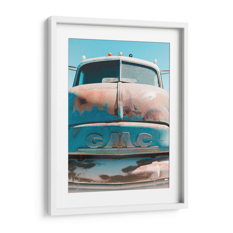 Camioneta GMC antigua oxidada - Tom Windeknecht | Cuadro decorativo de Canvas Lab