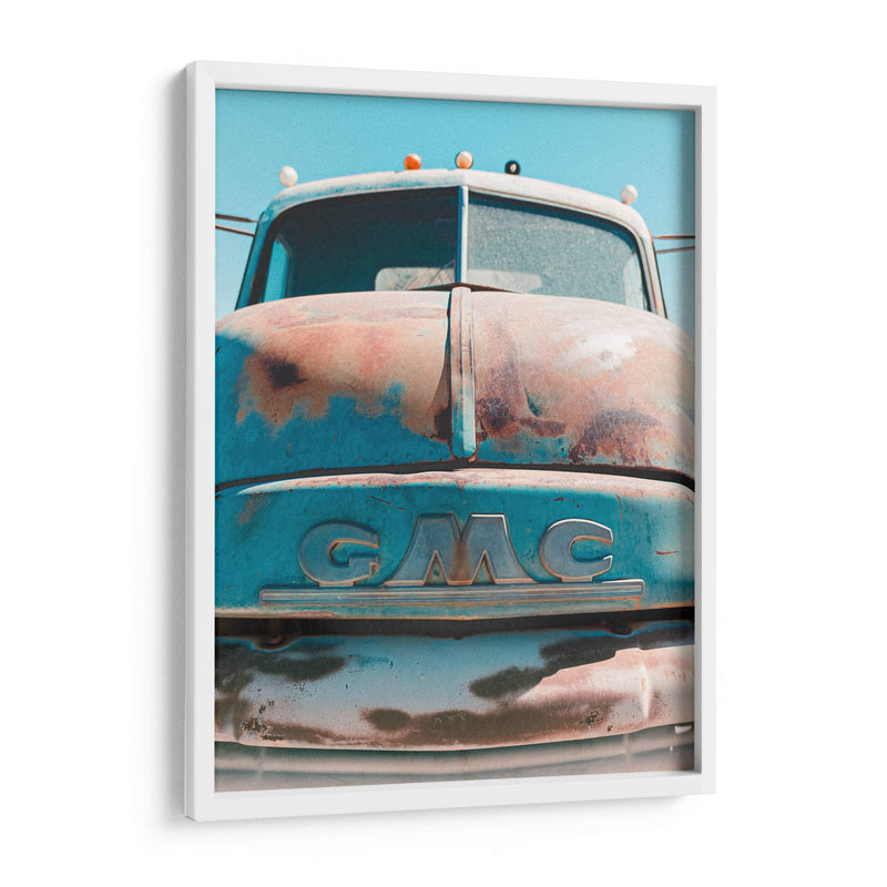 Camioneta GMC antigua oxidada - Tom Windeknecht | Cuadro decorativo de Canvas Lab