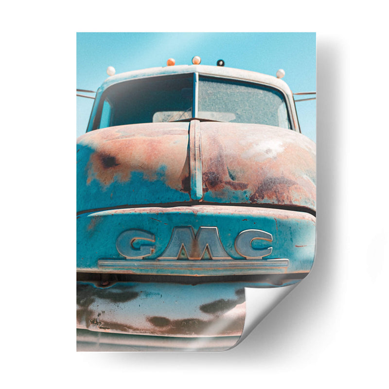 Camioneta GMC antigua oxidada - Tom Windeknecht | Cuadro decorativo de Canvas Lab