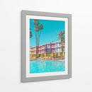 Piscina del hotel Saguaro en Palm Springs - Tom Windeknecht | Cuadro decorativo de Canvas Lab