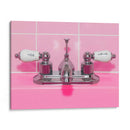Grifo de lavabo rosa retro - Tom Windeknecht | Cuadro decorativo de Canvas Lab