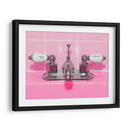 Grifo de lavabo rosa retro - Tom Windeknecht | Cuadro decorativo de Canvas Lab