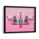 Grifo de lavabo rosa retro - Tom Windeknecht | Cuadro decorativo de Canvas Lab