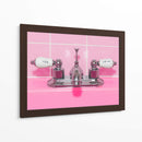 Grifo de lavabo rosa retro - Tom Windeknecht | Cuadro decorativo de Canvas Lab
