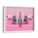 Grifo de lavabo rosa retro - Tom Windeknecht | Cuadro decorativo de Canvas Lab