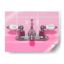 Grifo de lavabo rosa retro - Tom Windeknecht | Cuadro decorativo de Canvas Lab