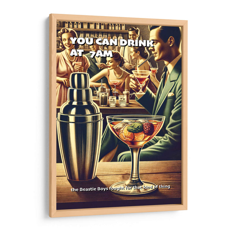 You Can Drink at 7am - Andreas Magnusson | Cuadro decorativo de Canvas Lab