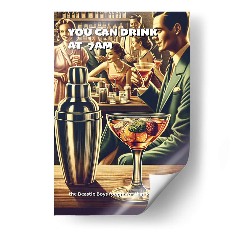 You Can Drink at 7am - Andreas Magnusson | Cuadro decorativo de Canvas Lab