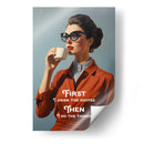 First I Drink the Coffee, Then I Do the Things - Andreas Magnusson | Cuadro decorativo de Canvas Lab