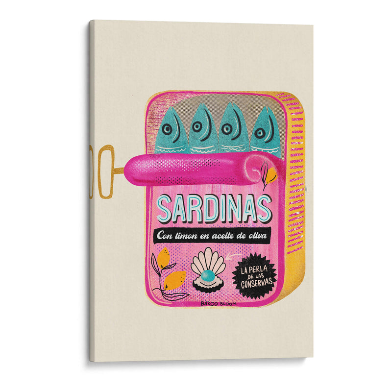 Lata de sardinas - Baroo Bloom | Cuadro decorativo de Canvas Lab