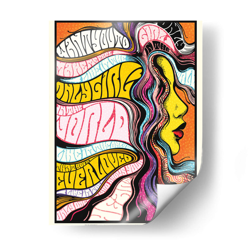 Only Girl in the World - Nour Tohme | Cuadro decorativo de Canvas Lab