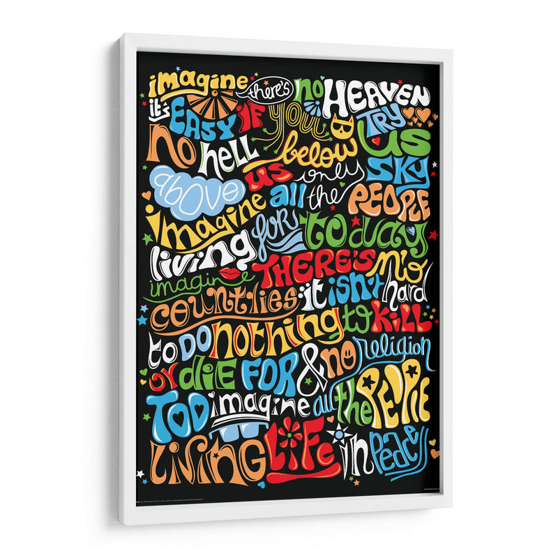 Imagine - Nour Tohme | Cuadro decorativo de Canvas Lab