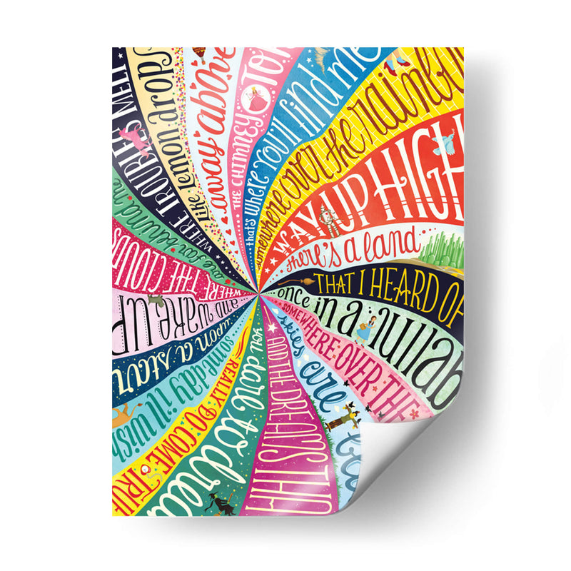 Over the Rainbow - Nour Tohme | Cuadro decorativo de Canvas Lab