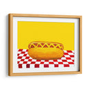 Perro caliente con mostaza amarilla a cuadros rojos - Alice Straker | Cuadro decorativo de Canvas Lab