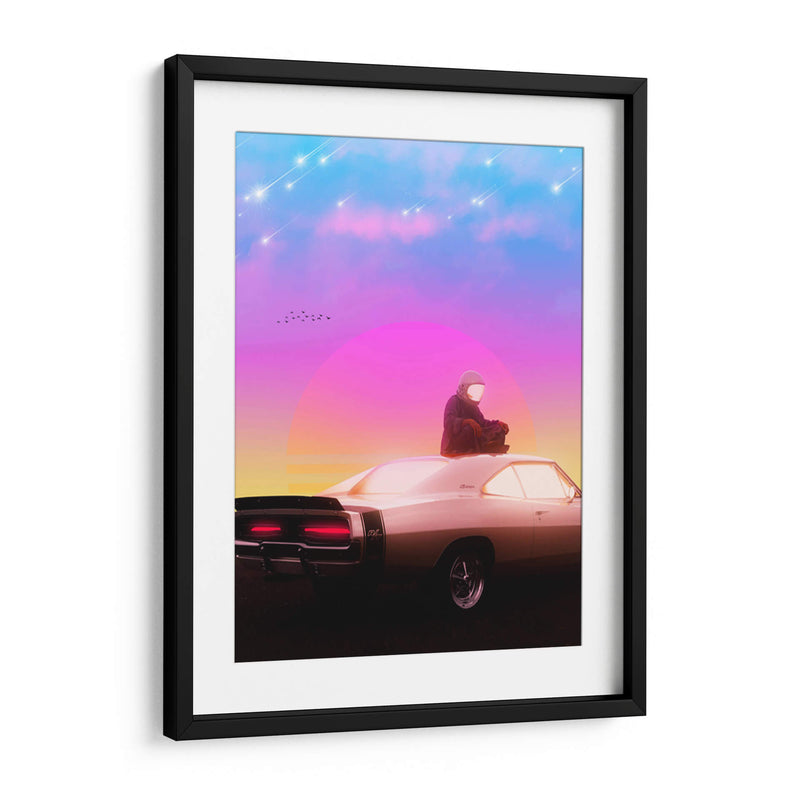 Meditación retro - Ritvik takkar | Cuadro decorativo de Canvas Lab