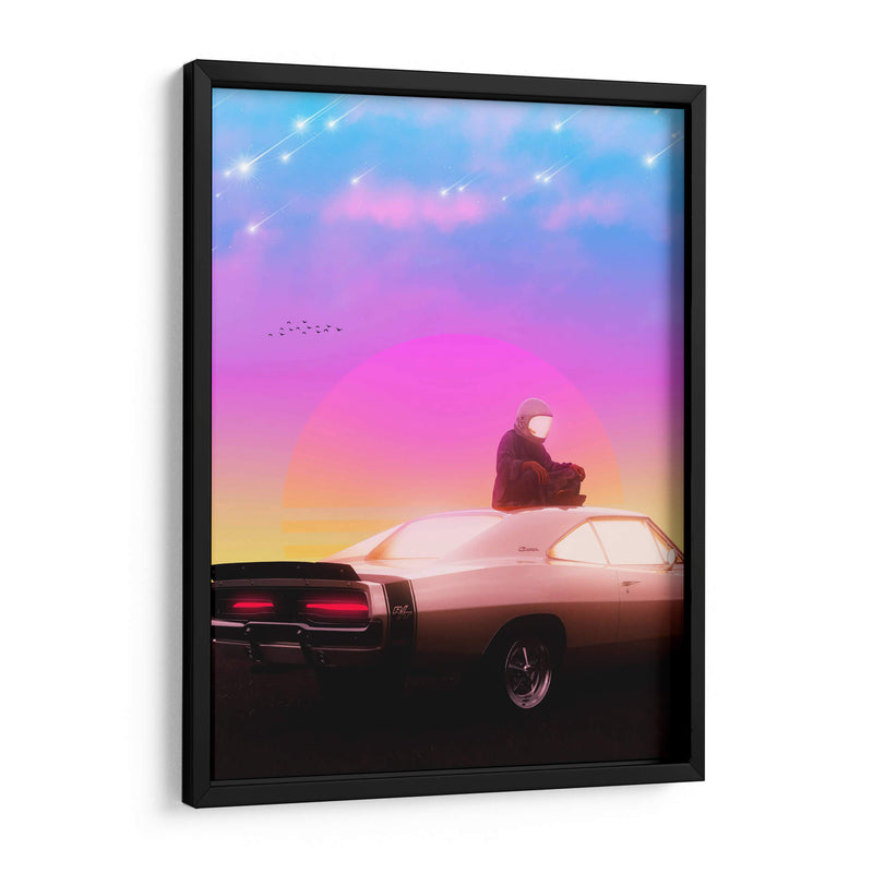 Meditación retro - Ritvik takkar | Cuadro decorativo de Canvas Lab